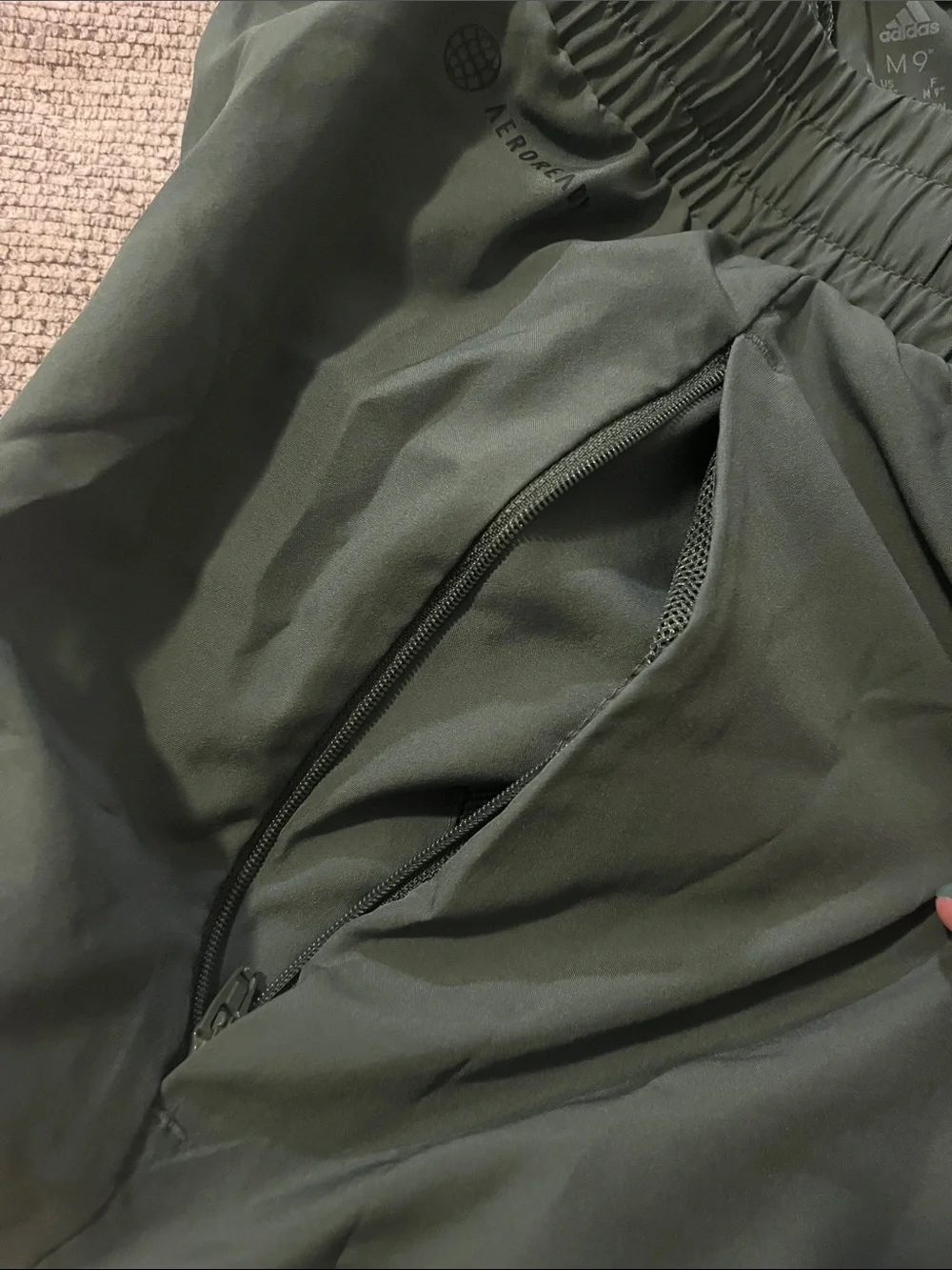 adidas Men’s Forest Green Athletic Shorts